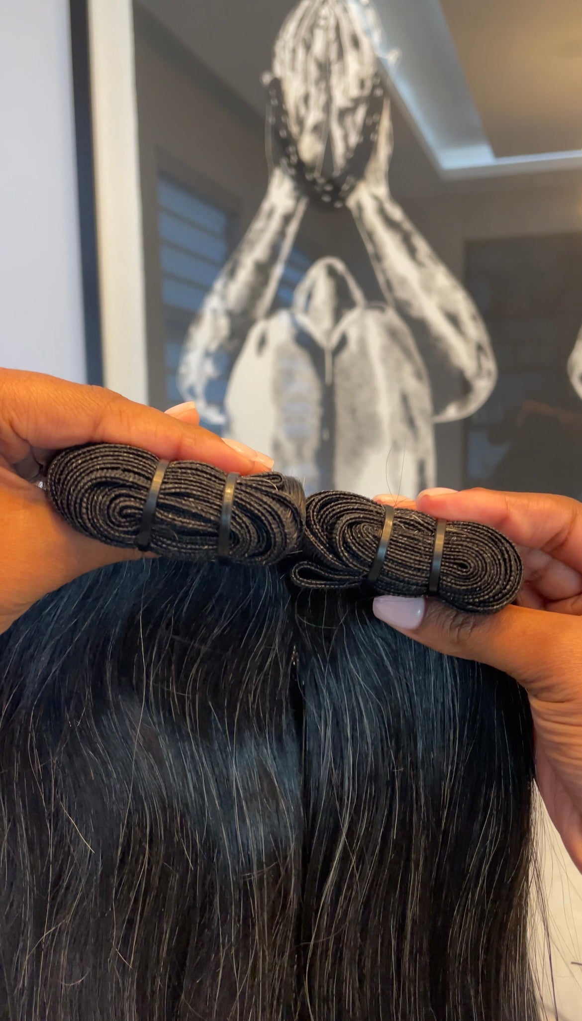 Martha Raw Indian Straight Bundles Salt and Pepper